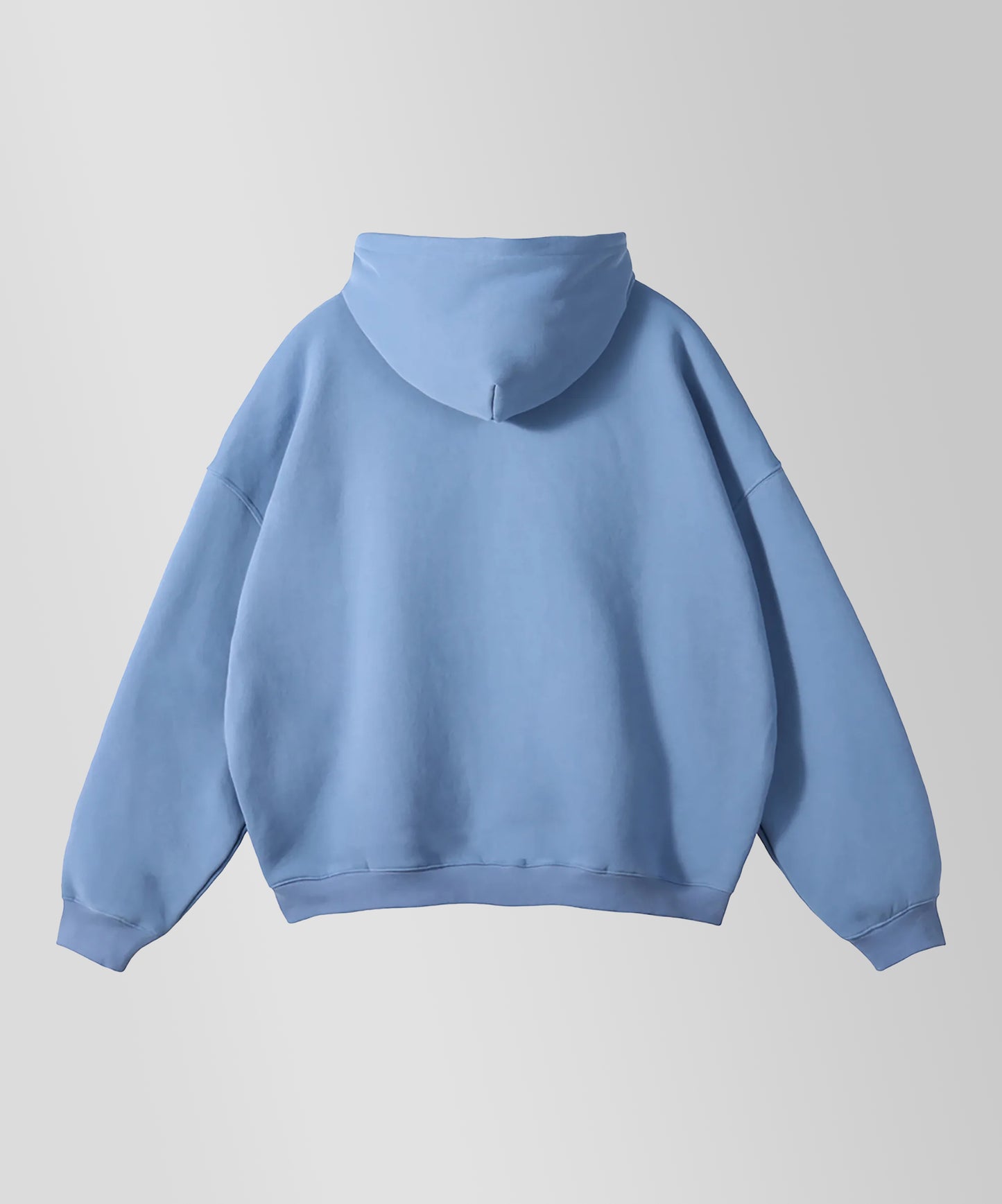 OFFDADA STREETWEAR BASIC HEAVY HOODIE IN BABY BLUE