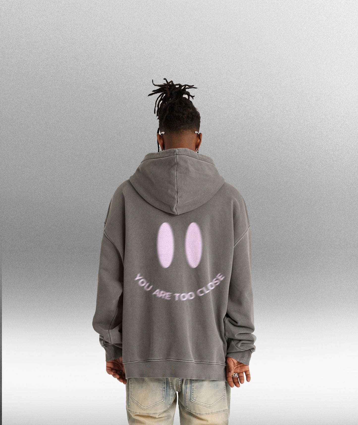 YOU ARE TOO CLOSE - Oversize Unisex Hoodie 440gsm - Offdada Store