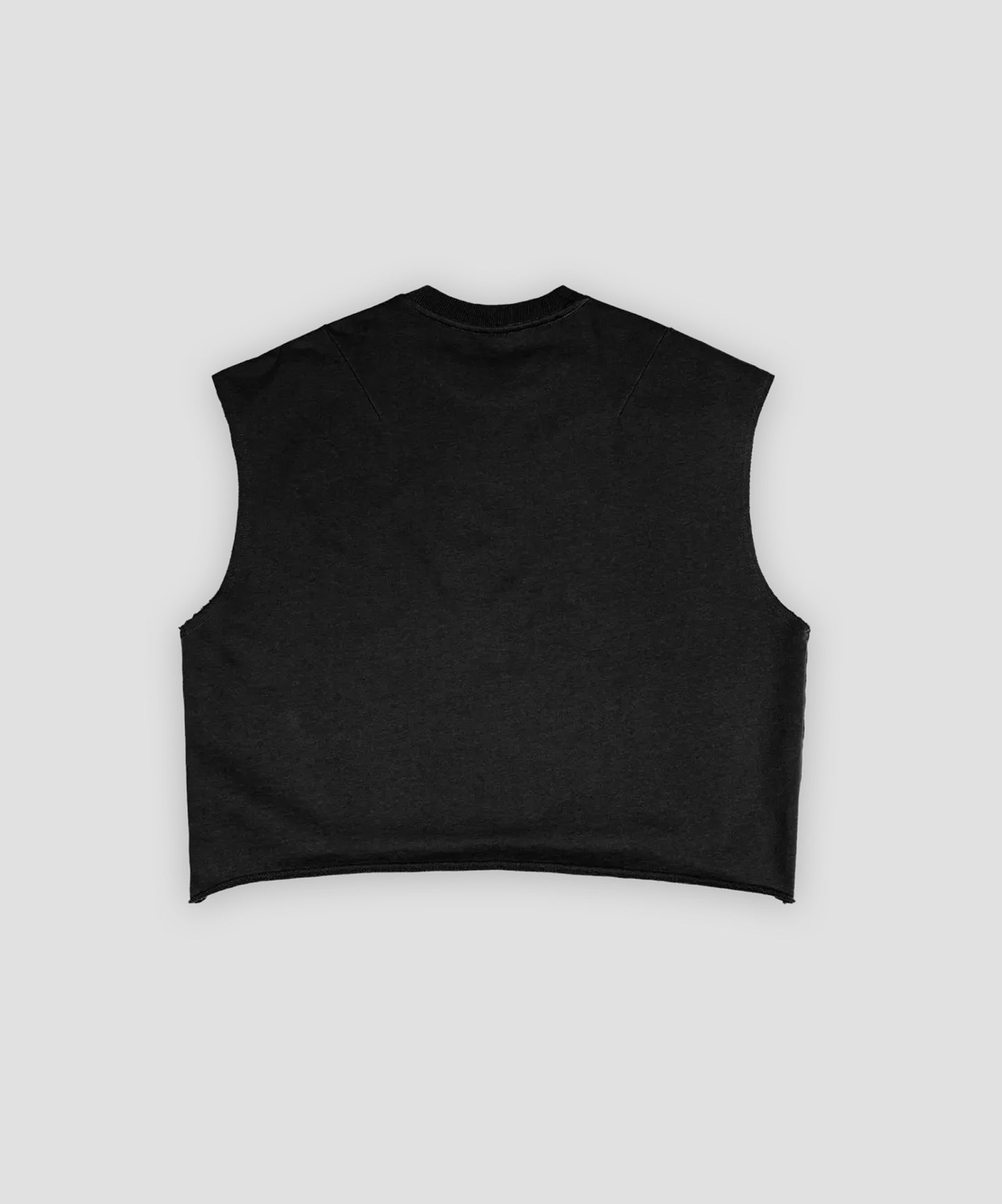 CHILI MOOD BOXY TANK TOP IN BLACK