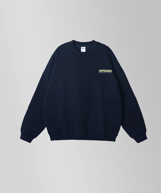 BERLIN RUNNING CLUB 320GSM SWEATSHIRT IN NAVY BLUE