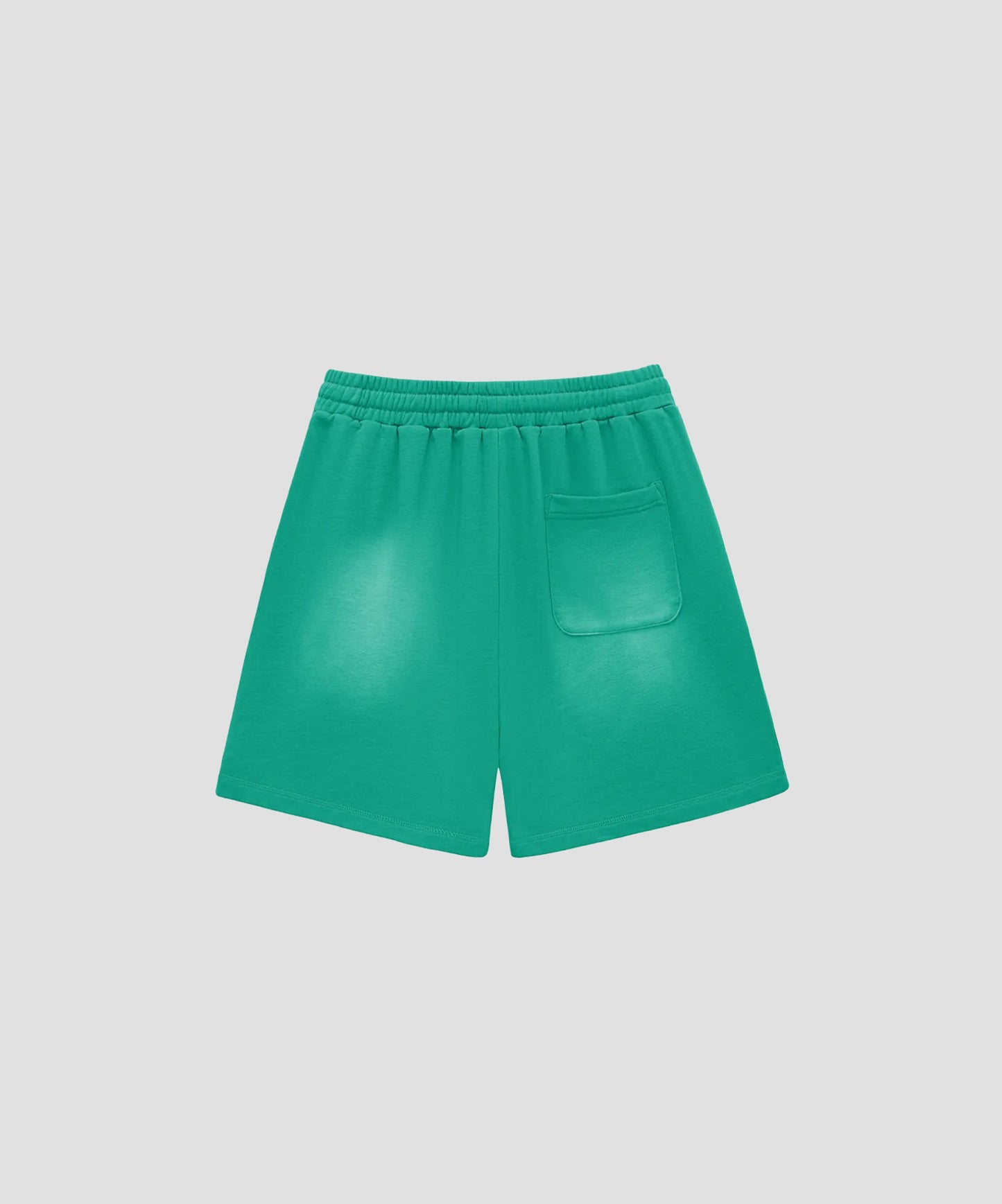 Sun Fade Raw Edge Cotton Shorts