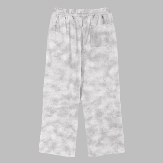 OFFDADA CAMO Fleece Sweatpants IN FLOWER GRAY