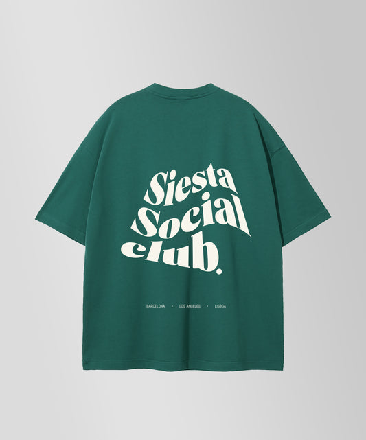SIESTA SOCIAL CLUB - Oversized 280gsm Unisex T-Shirt
