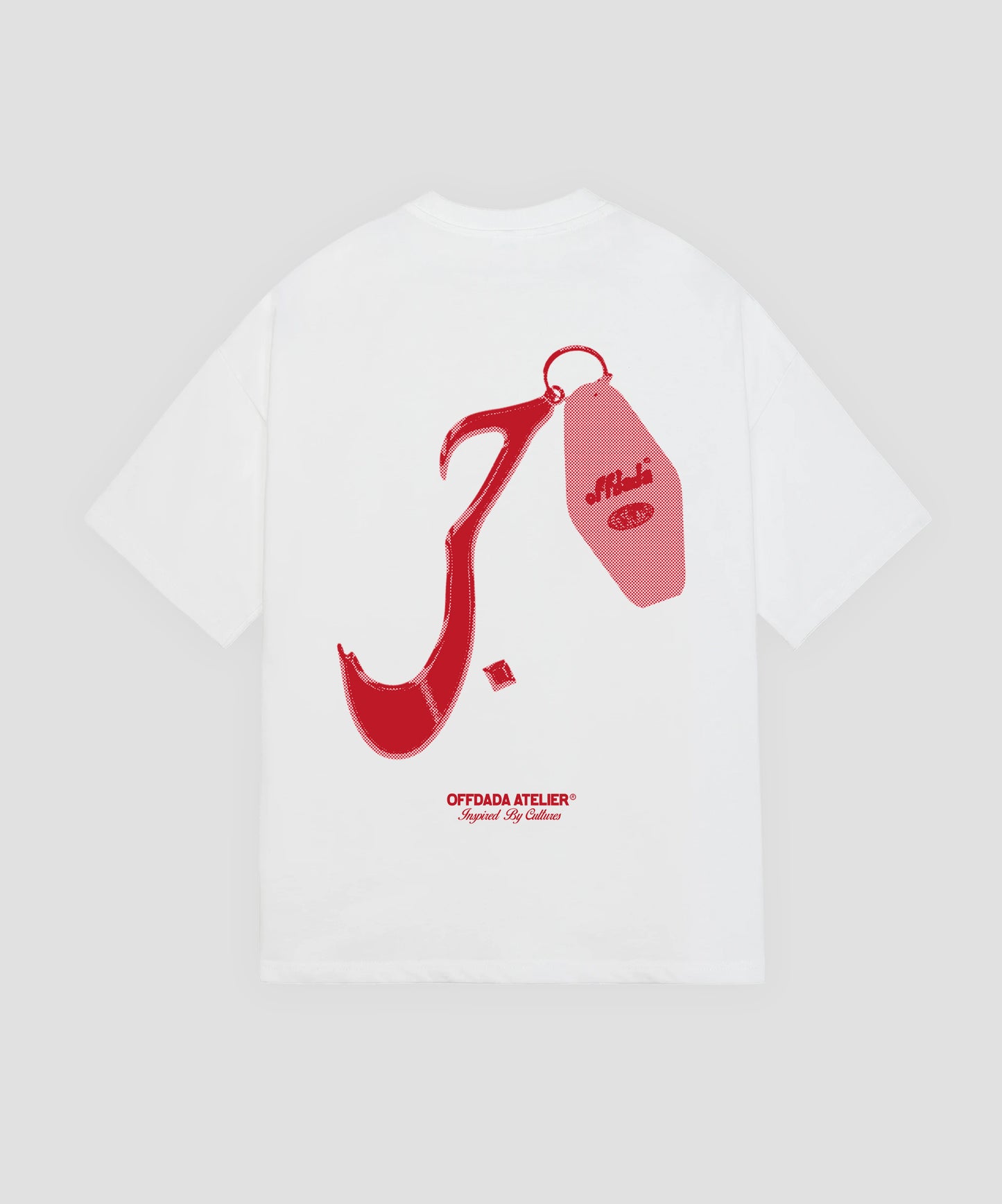 LOVE HUBB KEY TEE IN WHITE