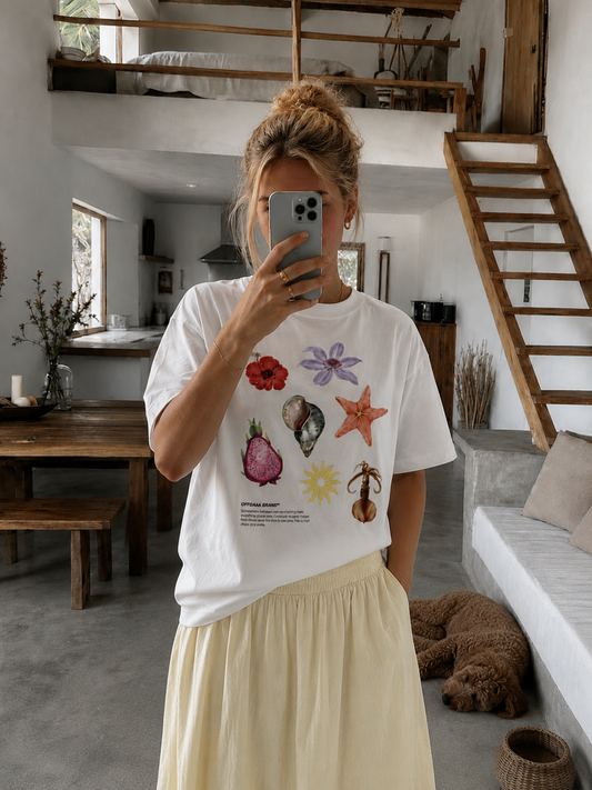 VERANO TEE WHITE LOOSE