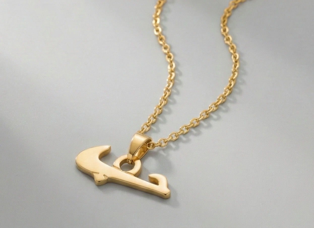 Limited Edition Hubb Love ''Arabic'' Necklace in Gold