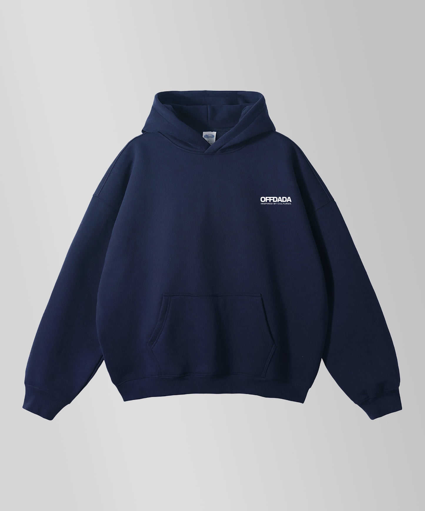 PORTIMAO HOODIE BOXY FIT HEAVY IN NAVY BLUE