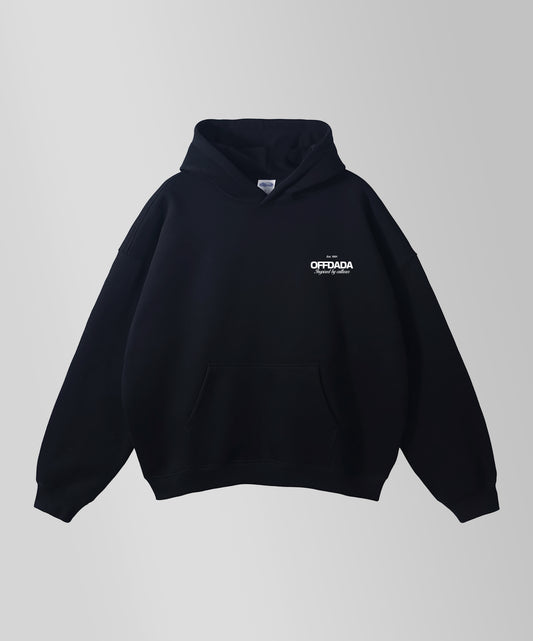 HUBBxLOVE DICES HEAVY COTTON HOODIE BLACK
