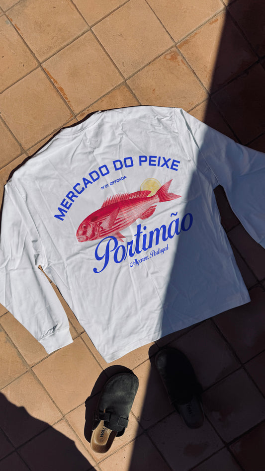 PORTIMÃO PORTUGAL LOOSE LONG SLEEVE SHIRT WHITE