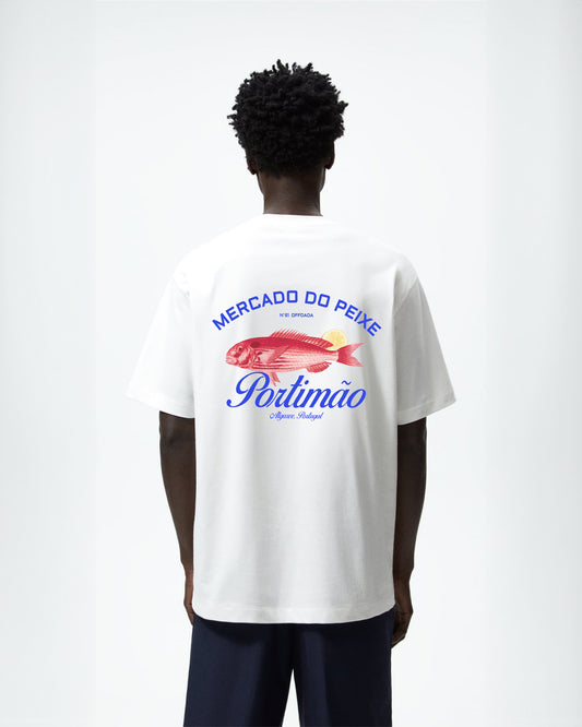 PORTIMÃO PORTUGAL OVERSIZED TEE WHITE