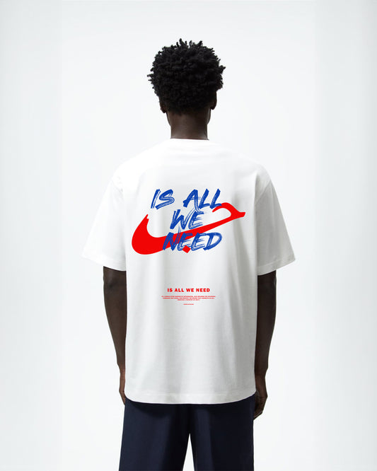 Hub'Love IS ALL WE NEED  - Oversized T-Shirt