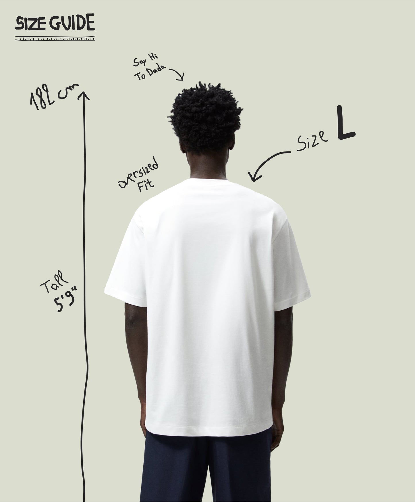 AIN'T HERE FOR DRAMA OVERSIZE COTTON T-SHIRT