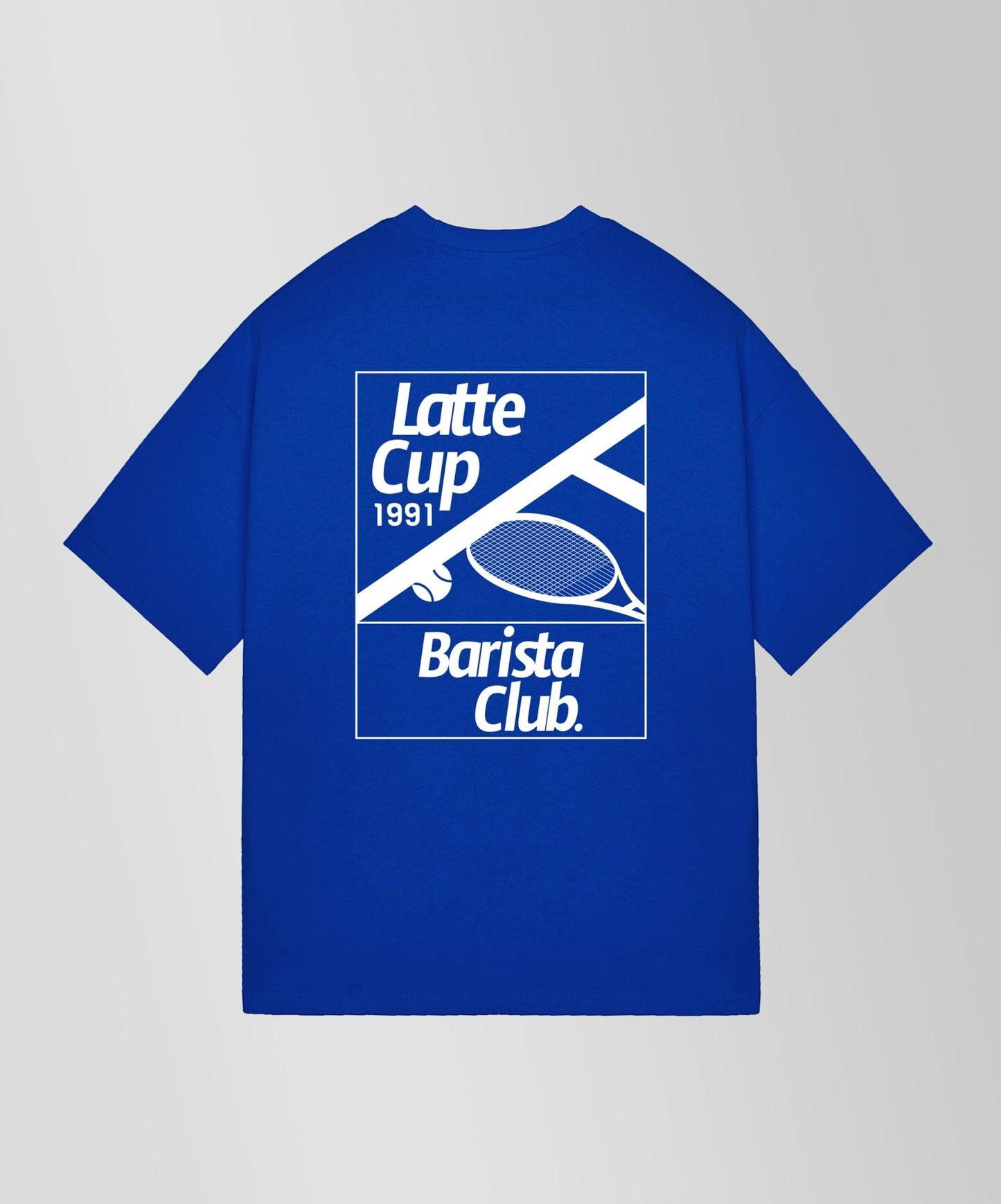 BARISTA CLUB - Oversize 250gsm Unisex T - Shirt - OFFDADA BRAND