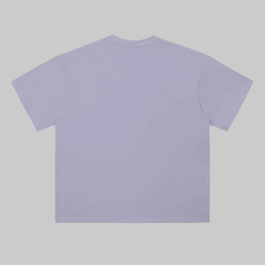 HUBB LOVE ARABIC LEO TEE IN PURPLE