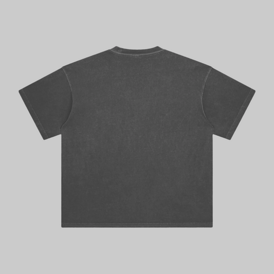 HUBB LEO TEE WASHED GREY