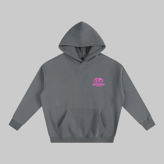 SIESTA SOCIAL CLUB HOODIE IN DARK GREY