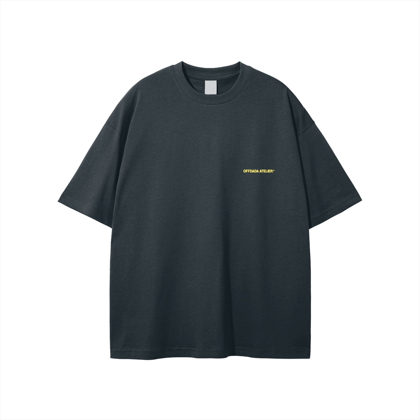 SIESTA SOCIAL CLUB TEE IN DARK GRAY
