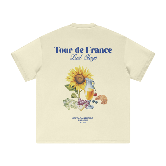TOUR DE FRANCE TEE WHITE 290 GSM