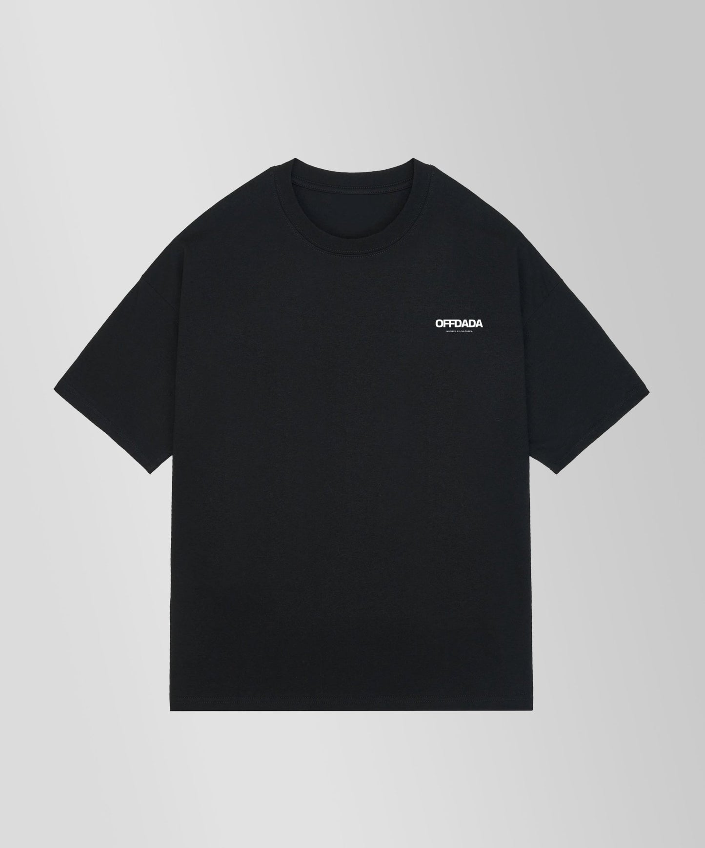 ICE CREAM & FRIENDS TEE BLACK OVERSIZED - OFFDADA BRAND