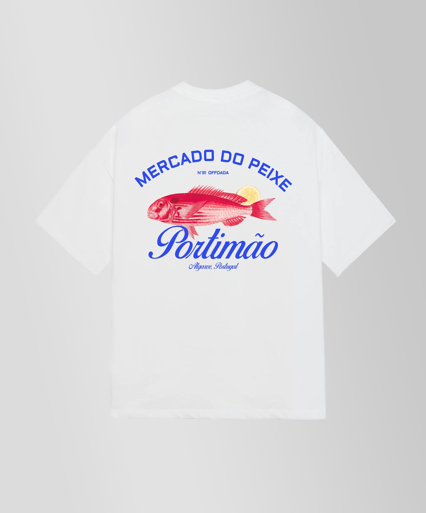 PORTIMÃO PORTUGAL OVERSIZED TEE WHITE