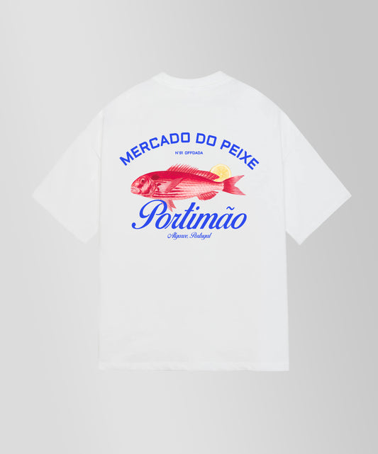 PORTIMÃO PORTUGAL OVERSIZED TEE WHITE