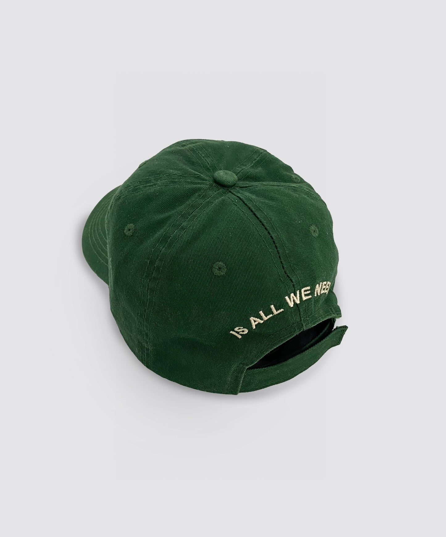 LIMITED HUBBxLOVE CAP IN JUNGLE GREEN