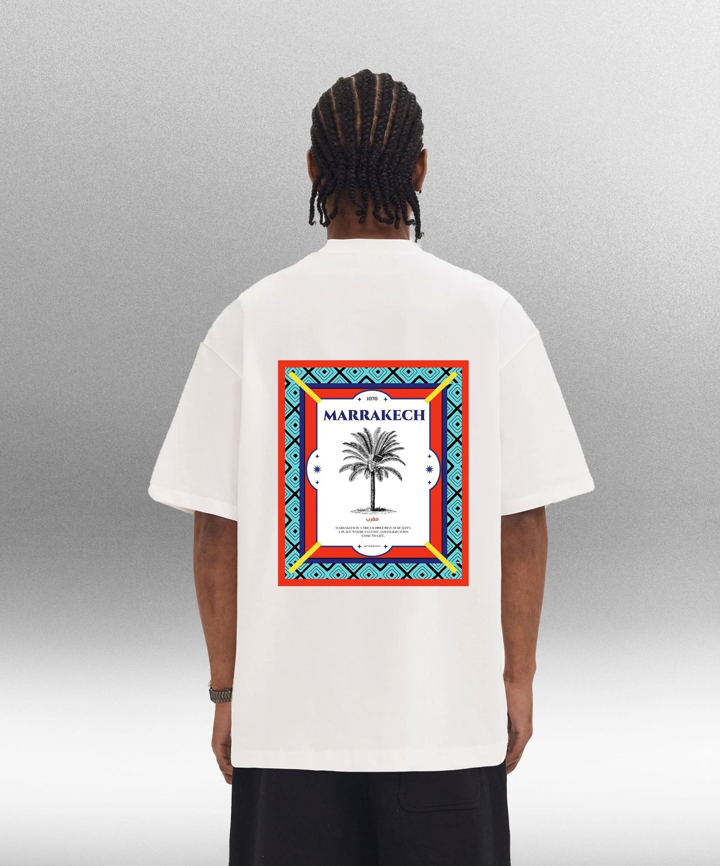 Marrakech - Oversize 280gsm Unisex T-Shirt - Offdada Store