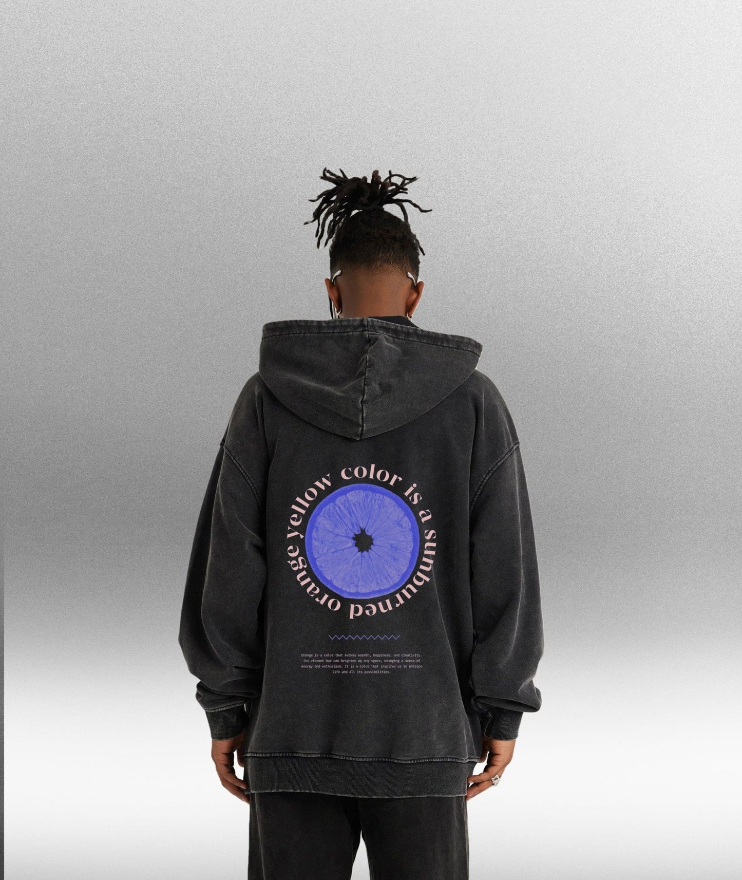 SUNBURNED YELLOW - Unisex Super Heavyweight Oversized Retro Hoodie - Offdada Store
