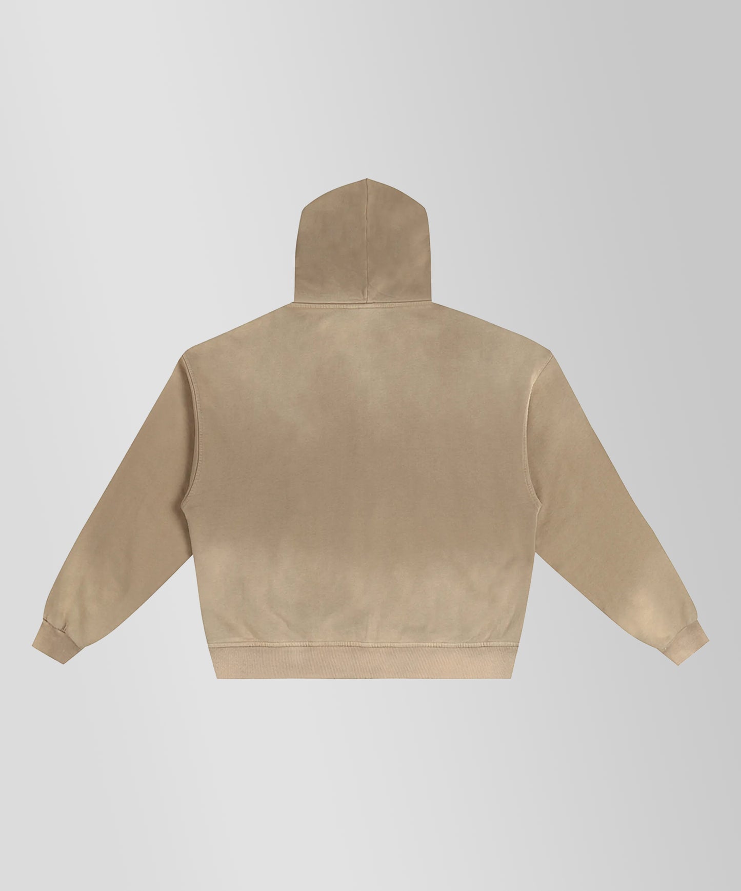 Apocalyptic Aesthetic Heavy Hooodie 450GSM IN SAND APRICOT