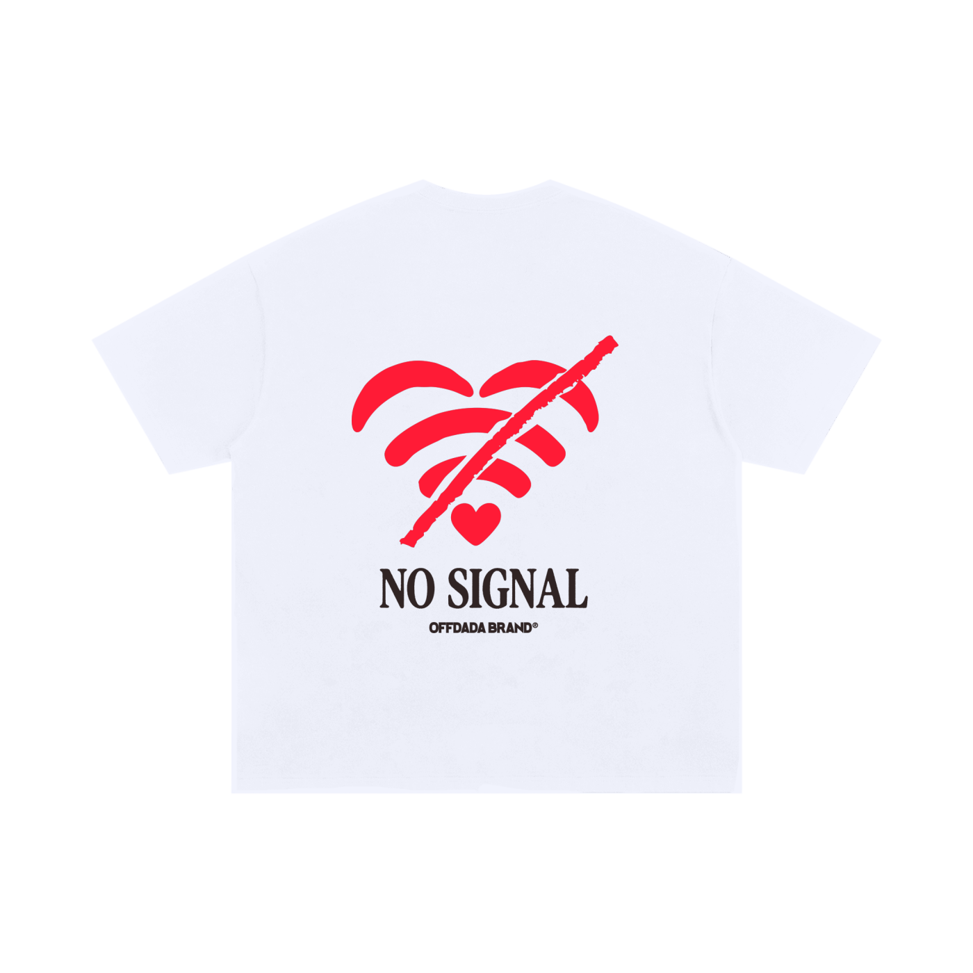OFFDADA NO SIGNAL WHITE TEE