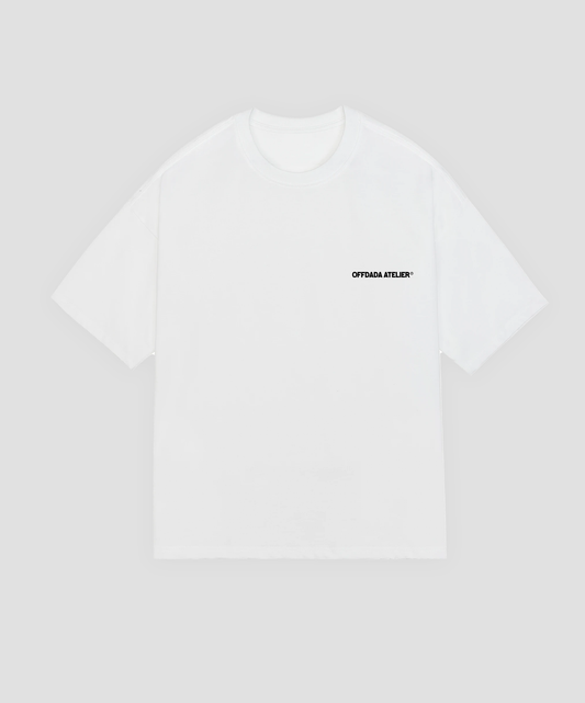 HUBB WRLD TEE WHITE
