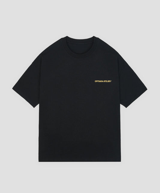 HUBB WRLD TEE BLACK