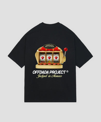 OFFDADA CASINO TEE IN BLACK