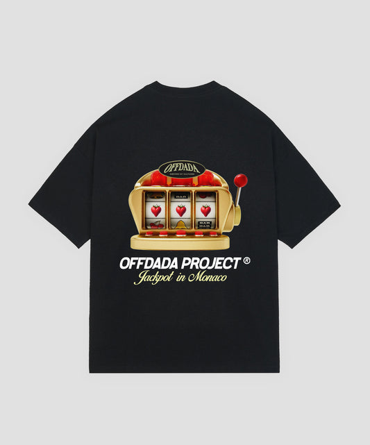 OFFDADA CASINO TEE IN BLACK