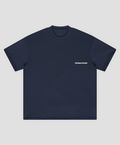 COASTAL SOCIETY TEE IN NAVY BLUE