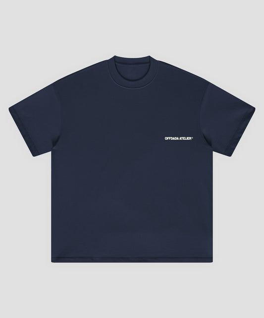 COASTAL SOCIETY TEE IN NAVY BLUE