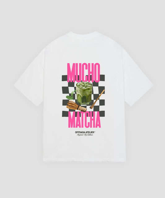 MUCHO MATCHA TEE WHITE