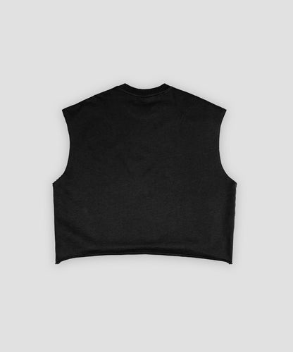 CHILI MOOD BOXY TANK TOP IN BLACK