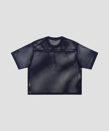 See-through ONLY LOVE TEE IN BLUE