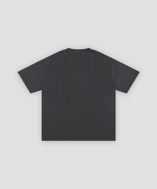 HUBB ONLY - JAPANESE "AI DAKE" TEE IN DARK GREY