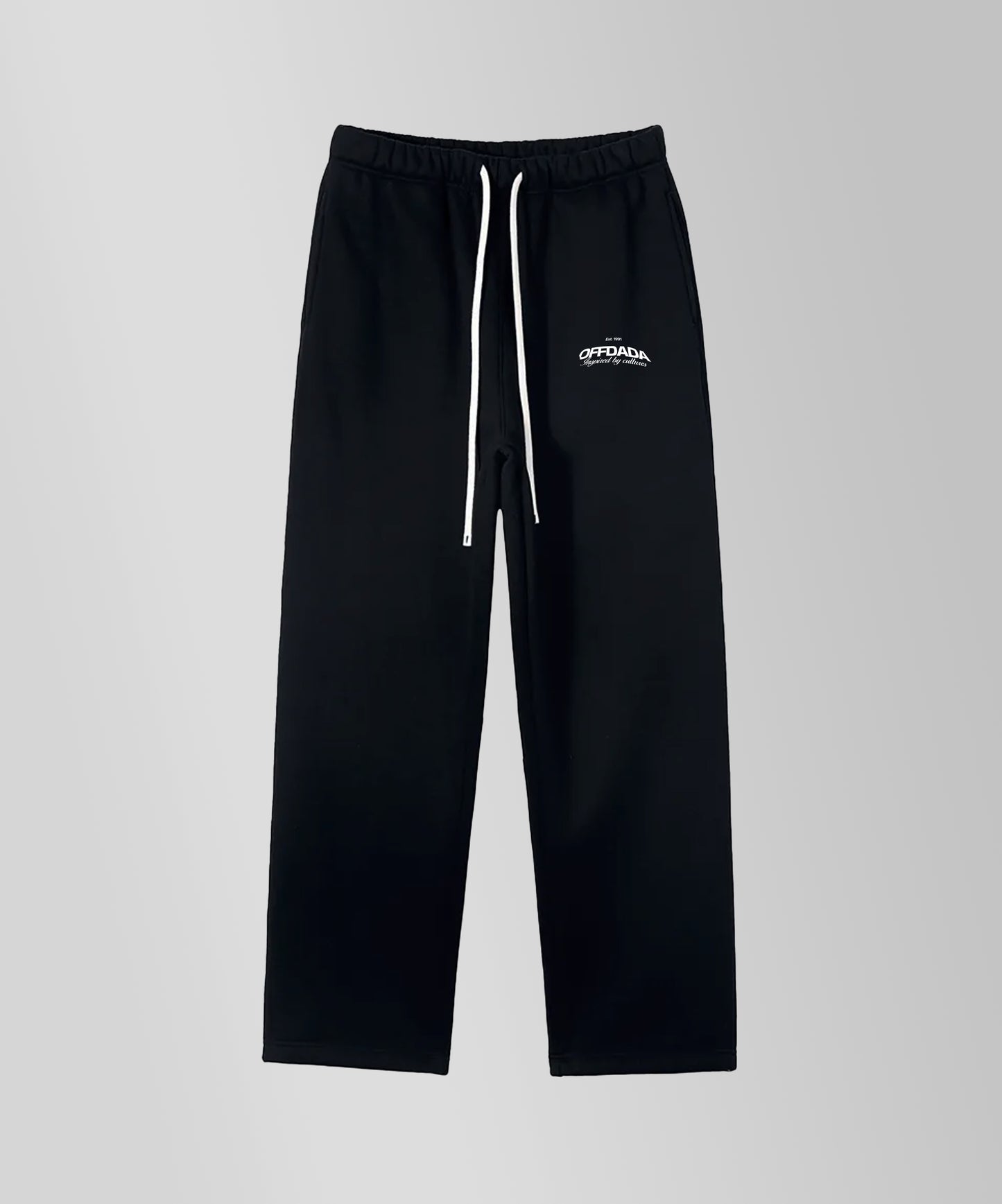 Offdada streetwear unisex fleece sweatpants