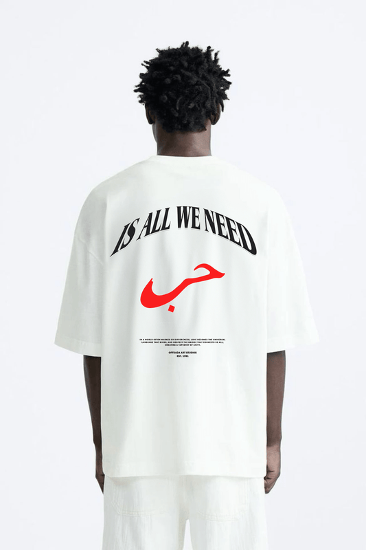 OFFDADA OVERSIZED HUBB TEE WHITE 280GSM HEAVY