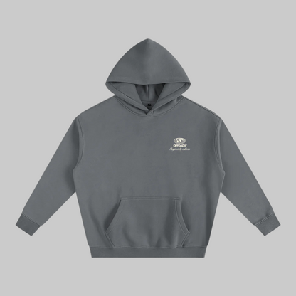 NO WINGS ONLY HUSTLE HOODIE IN GRAY
