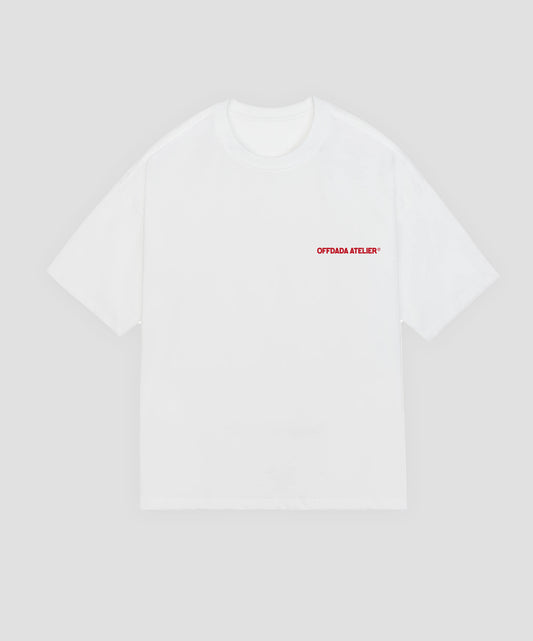 LOVE HUBB KEY TEE IN WHITE