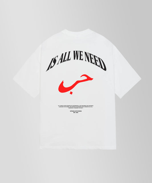 OFFDADA OVERSIZED HUBB TEE WHITE 280GSM HEAVY