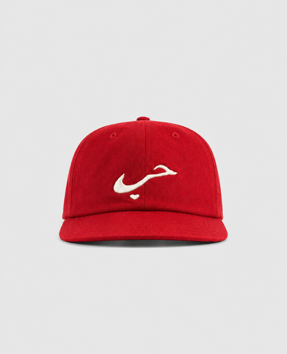 Hubb love limited cap wool cherry red