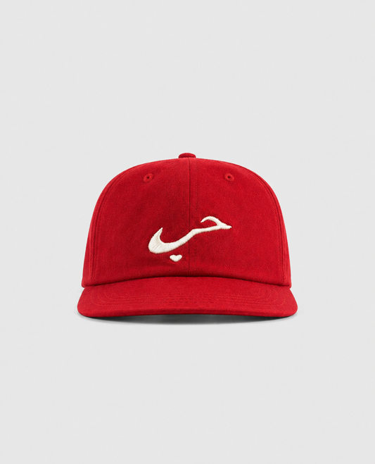 Hubb love limited cap wool cherry red