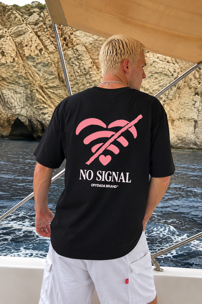 OFFDADA NO SIGNAL BLACK TEE
