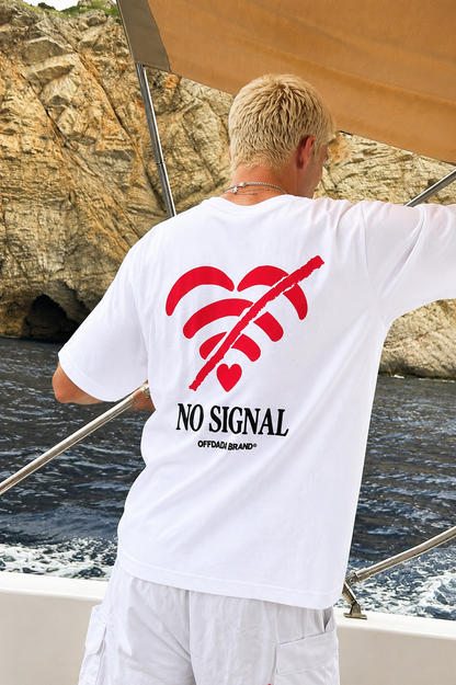OFFDADA NO SIGNAL WHITE TEE
