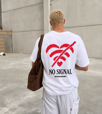 OFFDADA NO SIGNAL WHITE TEE